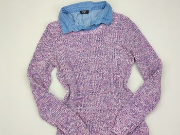 fioletowa bluzki: Sweter, F&F, S, stan - Dobry