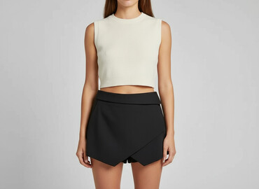 spodnie ze spódnicą zara: Zara, Shorts for women, size M