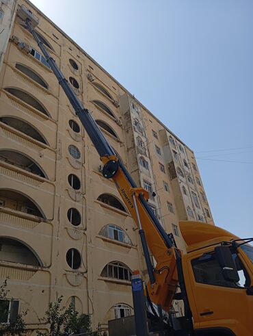 Tikinti texnikasının icarəsi: Avtokran-səbət (avtokran qaldırıcı səbət) ilə yüksəkdə görülən işlər — 4