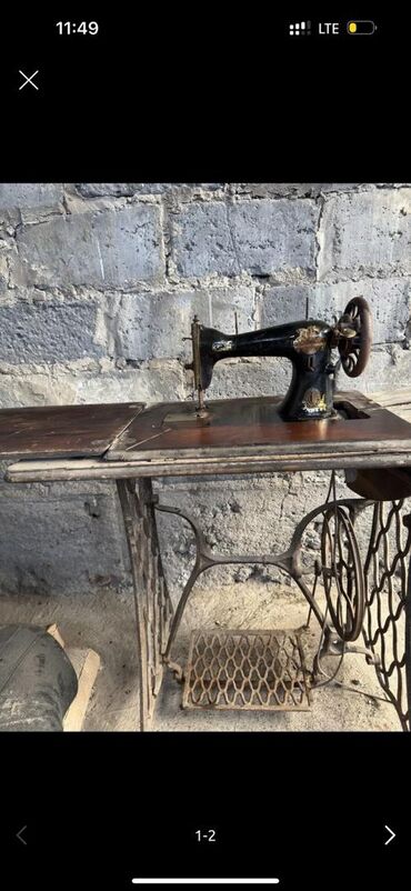 коллекционное: Продается старинная швейная машинка Зингер