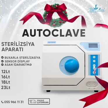 Arıqlama aparatları: Sterilizasiya üçün professional autoclave