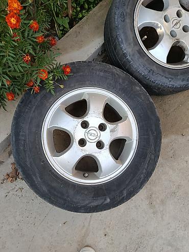 opel 1 3 mator: Opel üçün 4 ədəd orijinal yüngül lehimli disk + şin komplekti - — 1
