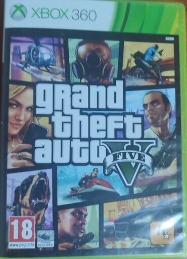 жесткий диск для ноутбука: Xbox 360 üçün Grand Theft Auto V oyunu. Bu, dünyaca məşhur Grand Theft