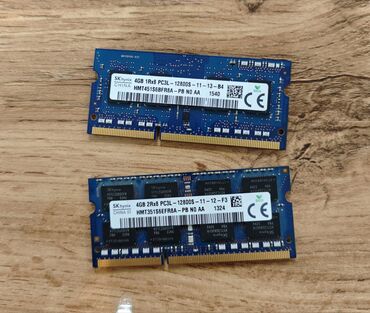 ddr3 sodimm: Оперативная память, Б/у, Hynix, 8 ГБ, DDR3, 1600 МГц, Для ноутбука