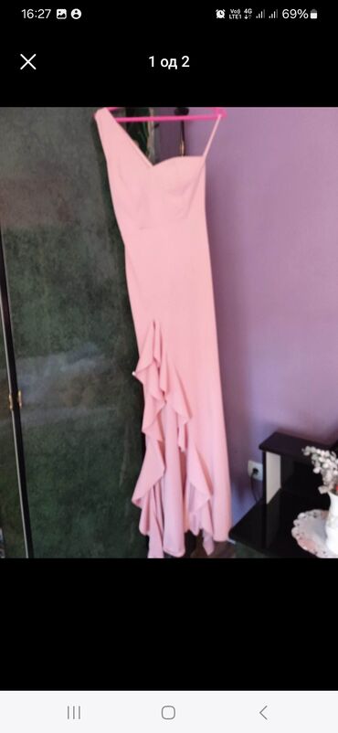veleprodaja haljina iz turske: M (EU 38), bоја - Roze, Koktel, klub, Na bretele