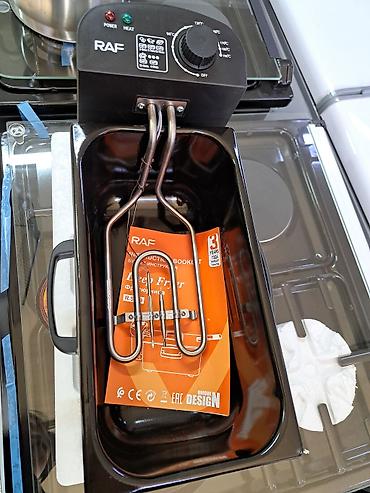 Бытовые фритюрницы: Фритюрница RAF R.5299 Объём чаши 3.5лт Мощность. 2000вт Тип — 6