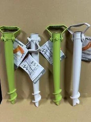 Suncobrani, tende i paviljoni: Držač za suncobran sa zavrtnjem – CRIVIT - Praktična baza za — 6