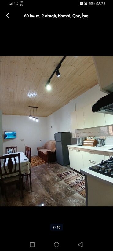 lenkaran kiraye: Пос. Бильгя 2 комнаты, 60 м², Нет кредита, Свежий ремонт