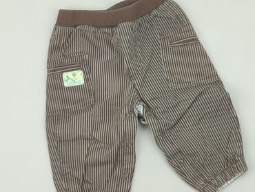 the north face kurtka chłopięca: Baby material trousers, 6-9 months, 68-74 cm, condition - Very good