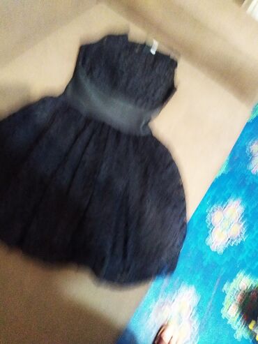 чёрное платье размер 50 52: Вечернее платье, Пышное, Средняя модель, Без рукавов, Корсет, M (EU 38)