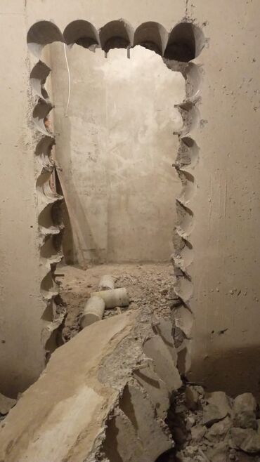 tikinti temir: Beton kəsmə deşmə işlərin icra ediriy betonda isdənilən ölçüdə beton