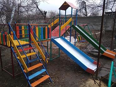 скаты: Детские горки! Блочная двух скатная горка! Разноуровневые скаты! — 2