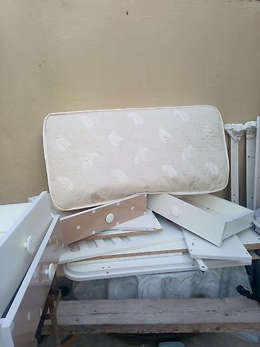 mebel satışı: Oğlan və qız üçün, İşlənmiş, Çarpayı, Bazasız, Matras ilə, Siyirməli — 5