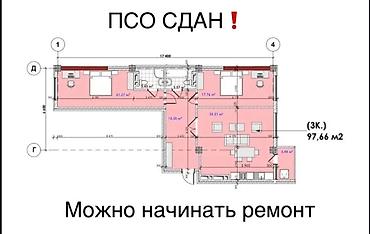 66: 3 комнаты, 98 м², Браво коттеджный городок Элитка, 9 этаж, ПСО (под самоотделку) — 6