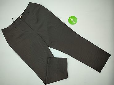 szeroki pas: Spodnie materiałowe damskie, rozmiar 4XL — 2