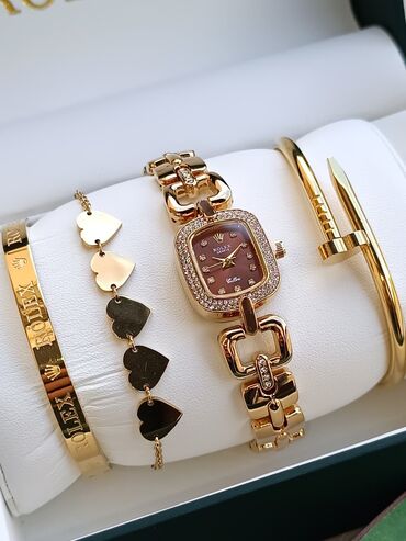 Saat dəstləri: Yeni, Klassik Saat dəsti, rəng - Qızılı -da lalafo.az — 8 Saat dəstləri: Yeni, Klassik Saat dəsti, rəng - Qızılı — 8