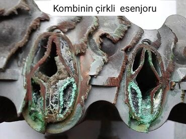 Kombi təmiri: Kombi radiatorlar (radiatorlar sökülmədən) radiatorların xətlərin — 2