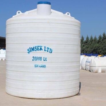 Bayraqlar: Şimşek LTD plastik su çənləri Məhsul təsviri: - Şaquli, silindrik