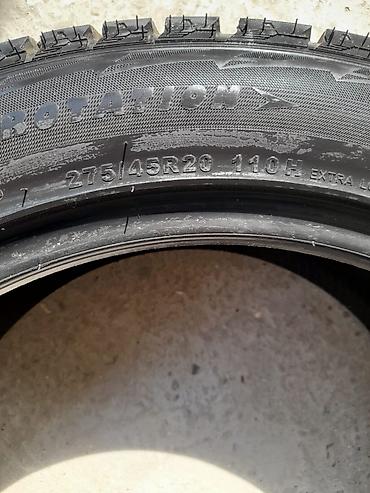 Шины и диски: 275/45 R20 110H qış təkəri - Ölçü: 275/45R20 - Yük/sürət indeksi — 2