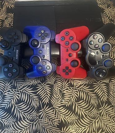 nintendo switch 3 lite: Sony PlayStation 3 (PS3) Slim konsolu və 4 ədəd oyun pultu dəsti — 2