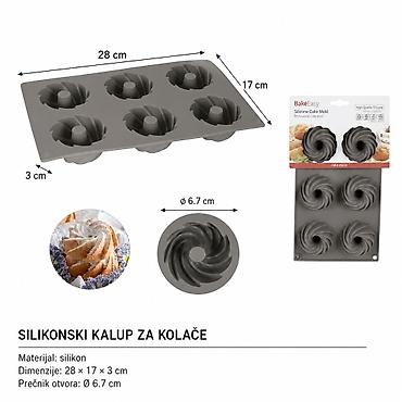 KMT silikonski kalup za tortu 2416114 Praktičan silikonski kalup za