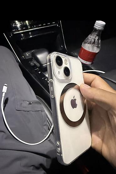 айфон 7 с: IPhone 13, Б/у, 256 ГБ, Белый, Чехол, 87 % — 2