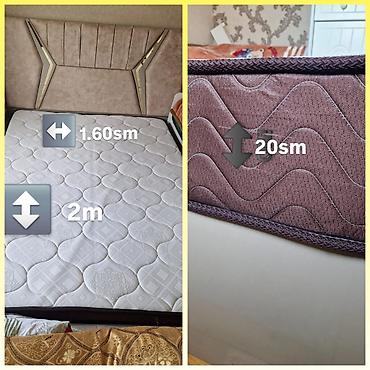 Matraslar: Yataq üçün ortopedik döşək - Ölçü: 160 x 200 sm - Hündürlük: 20 sm - — 2