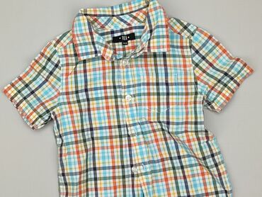 Shirts: Shirt 4-5 years, condition - Very good, pattern - Cell, color - White