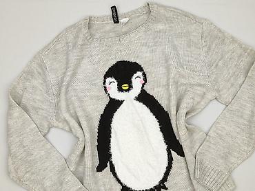 sweter z pingwinem: H&M Divided, Sweter damski, rozmiar S — 1