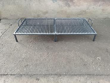 Sve za roštilj: Roštilj na ćumur – čelična konstrukcija sa rešetkom od cevastih — 3