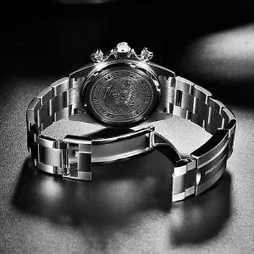 Ručni satovi: PAGANI DESIGN PD-1644 Sport - 40mm -White/Beli-Rolex Daytona Potpuno — 12