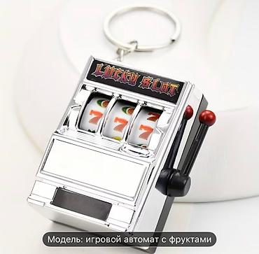 Bijuteriya: Məhsul: Mini “Lucky Slot” meyvəli oyun avtomatı açarlıq - Dizayn — 4