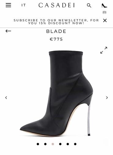 Tuflilər: Casadei “Blade” qadın botları ( HEÇ GEYİNİLMƏYİB, YENİDİR ) - Model — 4