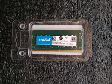 4 gb ram: Оперативдик эс-тутум, Жаңы, Crucial, 8 ГБ, DDR4, Ноутбук үчүн