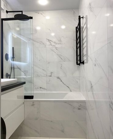 Укладка плитки: Фартук на кухне, Укладка плитки в ванной, Укладка плитки на стену | Керамическая плитка, Керамогранитая плитка, Мозаичная плитка | Вертикальная укладка, Диагональная укладка, Горизонтальная укладка Больше 6 лет опыта — 4