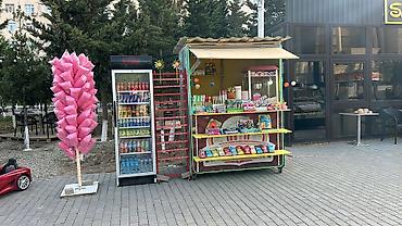 hazır: Park üçün əlverişli kiosk, hazır biznes.Popkorn aparatı və bir qism — 3