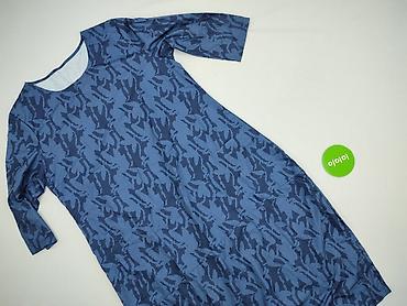 granatowa: Sukienka damska, rozmiar 3XL — 3