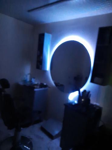 led guzgu: Güzgü Divar üçün, Dairə, Makiyaj üçün, Arxa işıqlı — 1