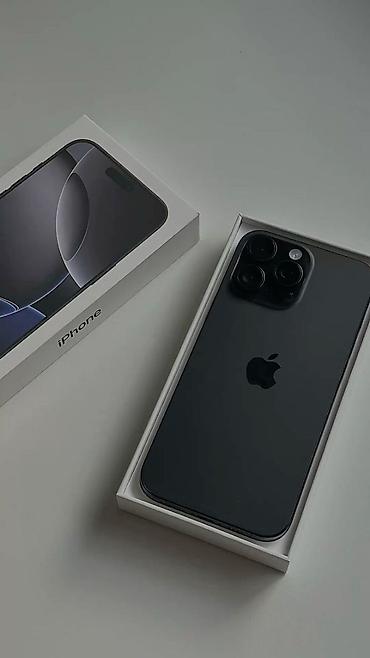 apple studio: IPhone 16 Pro, Б/у, 256 ГБ, Черный, Коробка, 94 % — 2