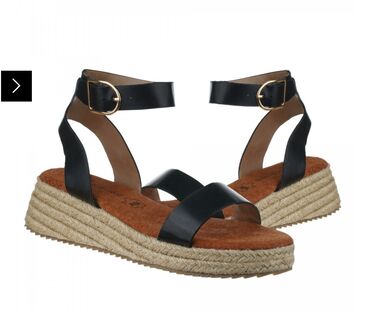 crna torba sa zlatnim lancem: Sandals, 41