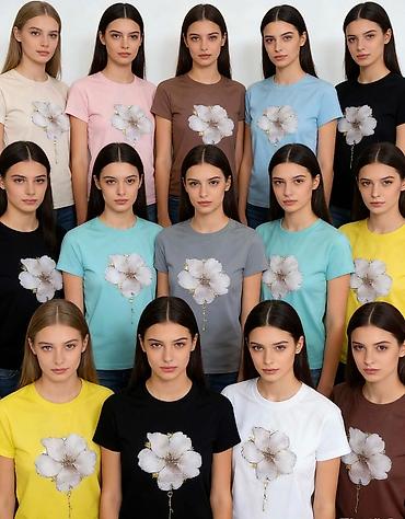 Majice kratkih rukava: 💫New collection💫

⚜️Univerzalna velicina
⚜️Cena 2200 din 2 komada — 16