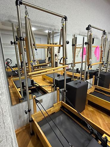 dj controller az: Pilates Reformer + Cadillac kombinə edilmiş trenajor - Möhkəm taxta — 3