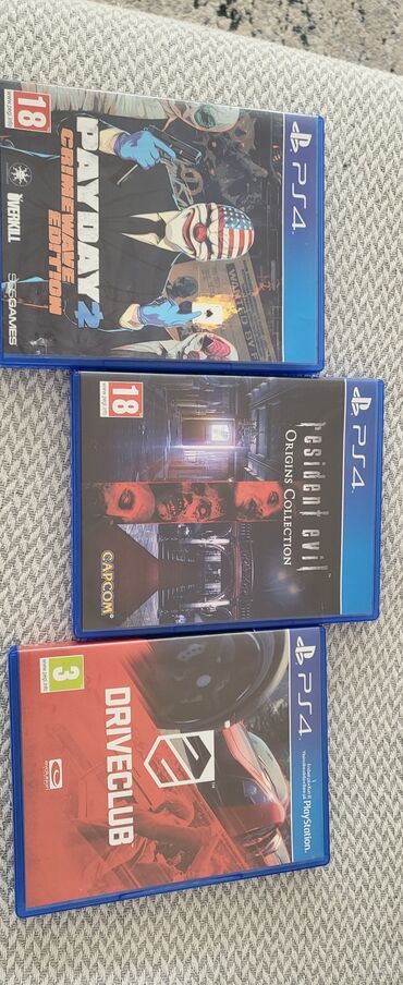 PlayStation4 üçün 3 dənə oyun Resident evil origins Collection-30m