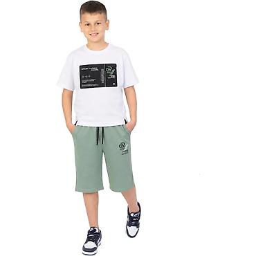 converse original: Komplet majica šorc zeleni 7–8–9–10 godina Moderan i udoban set za — 1