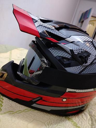 Krossover tipli moto kask və qoruyucu eynək dəsti - Stil: Enduro/MX lalafo.az -da Krossover tipli moto kask və qoruyucu eynək dəsti - Stil: Enduro/MX