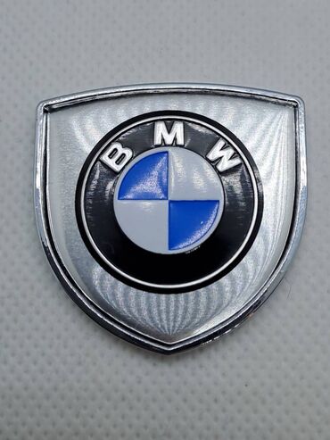 nosac kofera za skuter: Samolepljivi metalni stiker za automobil - BMW Metalni stiker za