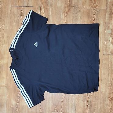 Мужская футболка, XL, Adidas, Б/у, цвет - Черный, Самовывоз
