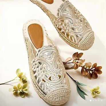 lofe: Qadın üçün ayaqqabı kolleksiyası - Yaşıl maviş loafer-müləklər — 4