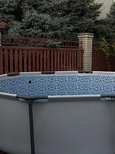Бассейны: Каркасный бассейн Bestway Steel Pro MAX + аксессуары - Прочный — 2