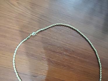 Колье: Qızılı rəngli zəncir boyunbağı - Klassik “rope/halqa-büklüm” forması — 2